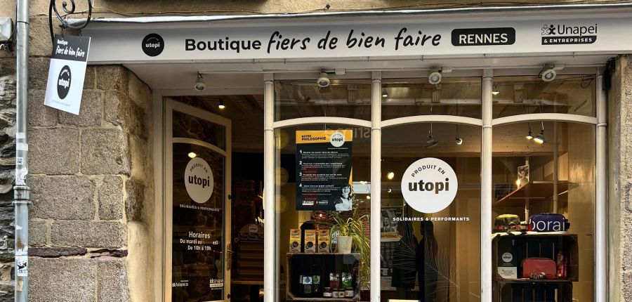 La boutique éphémère utopi fiers de bien faire est ouverte au centre de Rennes