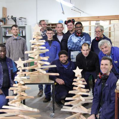 Un  sapin de Noël design et écolo