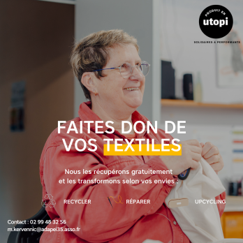Donnez une seconde vie aux textiles et agissez pour l'inclusion