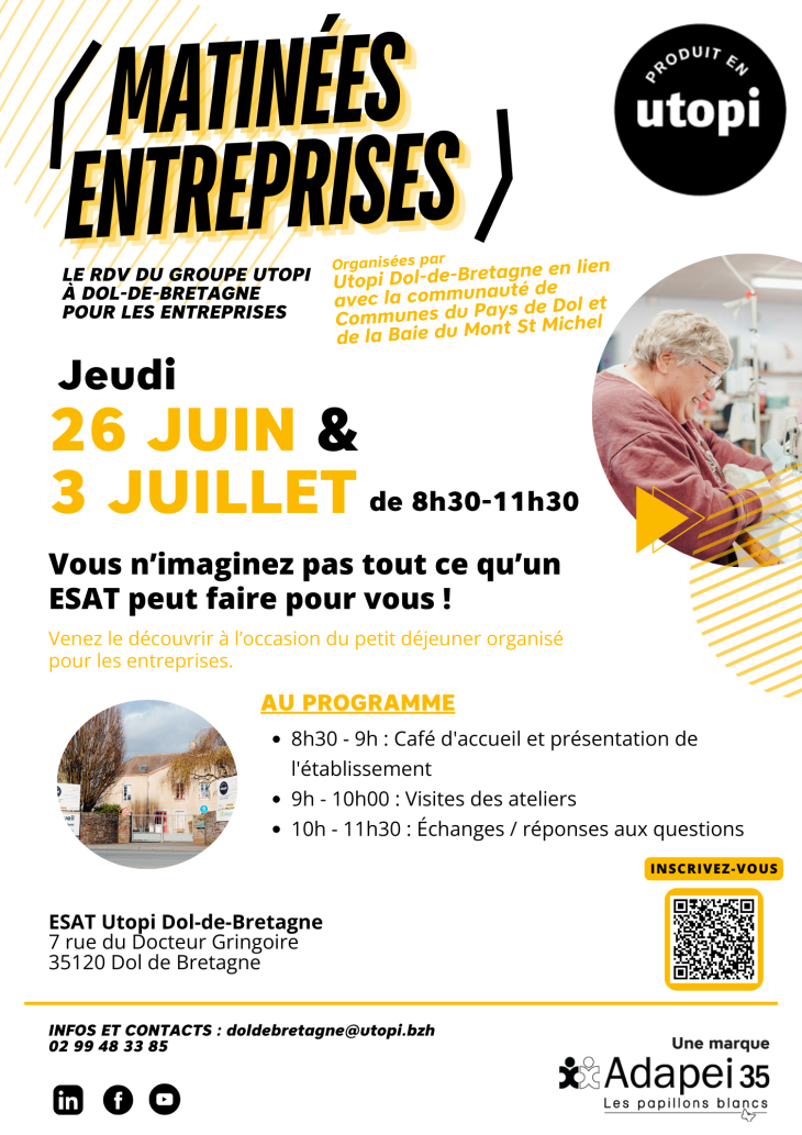 Proramme des matinées d'entreprises 